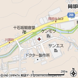 静岡県藤枝市岡部町岡部1207周辺の地図