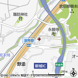 愛知県新城市八束穂56周辺の地図