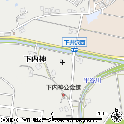 兵庫県三田市下内神38周辺の地図