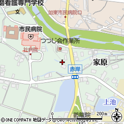 兵庫県加東市家原40周辺の地図