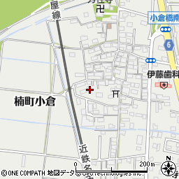 三重県四日市市楠町小倉600-2周辺の地図