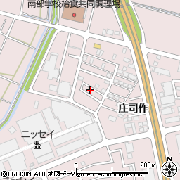 愛知県安城市和泉町庄司作2-17周辺の地図