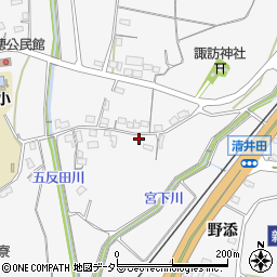 愛知県新城市八束穂480-1周辺の地図