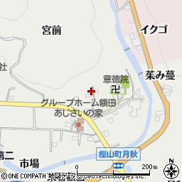 愛知県岡崎市樫山町宮東12周辺の地図