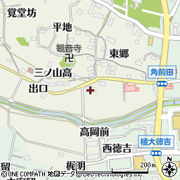 愛知県知多郡阿久比町矢高高岡北77周辺の地図