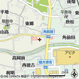愛知県知多郡阿久比町矢高高岡北88周辺の地図