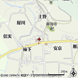 愛知県新城市富永柿下36周辺の地図