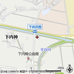 兵庫県三田市下内神828周辺の地図