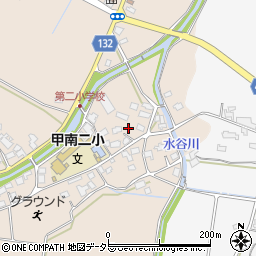 滋賀県甲賀市甲南町杉谷36-1周辺の地図