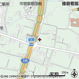 兵庫県加東市家原293周辺の地図