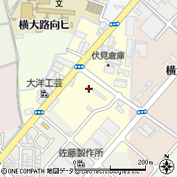 京都府京都市伏見区横大路畔ノ内周辺の地図