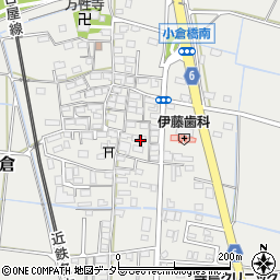 三重県四日市市楠町小倉724-2周辺の地図