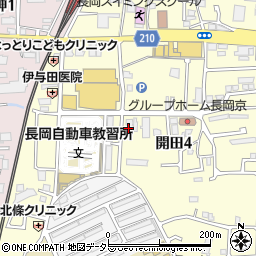 アグラード長岡京周辺の地図