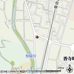 兵庫県姫路市香寺町土師184周辺の地図