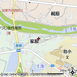 兵庫県加東市家原26周辺の地図