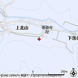 愛知県岡崎市池金町上北山40周辺の地図