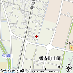 兵庫県姫路市香寺町土師1085周辺の地図