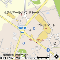 滋賀県甲賀市甲南町竜法師413周辺の地図