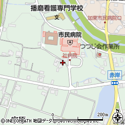 兵庫県加東市家原103周辺の地図