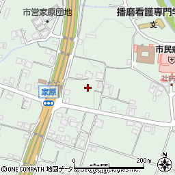 兵庫県加東市家原302周辺の地図