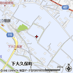 三重県鈴鹿市下大久保町1843周辺の地図