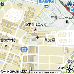 愛知県岡崎市美合町（地蔵野）周辺の地図
