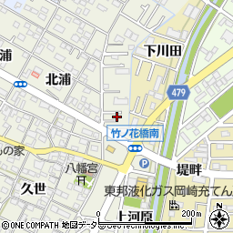 愛知県岡崎市井内町川田12周辺の地図