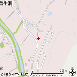 兵庫県姫路市夢前町菅生澗1841-8周辺の地図