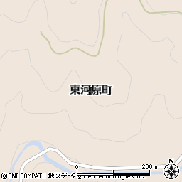 愛知県岡崎市東河原町周辺の地図