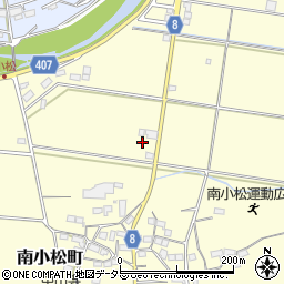 三重県四日市市南小松町406周辺の地図