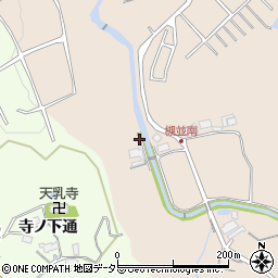 兵庫県川辺郡猪名川町槻並加味垣内周辺の地図