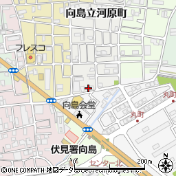長束荘周辺の地図
