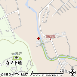兵庫県猪名川町（川辺郡）槻並（加味垣内）周辺の地図