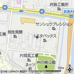 愛知県半田市州の崎町周辺の地図