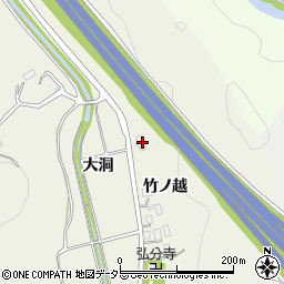 愛知県岡崎市下衣文町亀ケ原周辺の地図