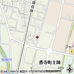 兵庫県姫路市香寺町土師1084周辺の地図