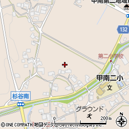 滋賀県甲賀市甲南町杉谷897周辺の地図