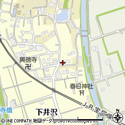 兵庫県三田市下井沢20周辺の地図