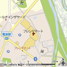 滋賀県甲賀市甲南町竜法師338周辺の地図