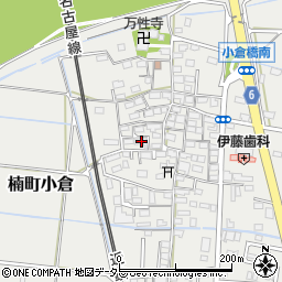 三重県四日市市楠町小倉730-1周辺の地図