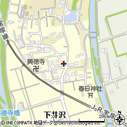 兵庫県三田市下井沢86周辺の地図