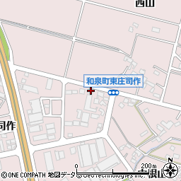 愛知県安城市和泉町庄司作9-27周辺の地図