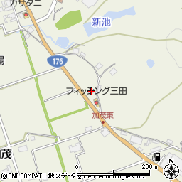 兵庫県三田市加茂240周辺の地図
