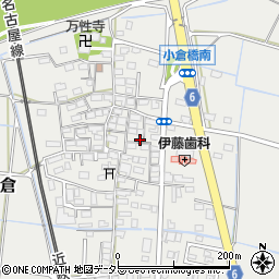 三重県四日市市楠町小倉701周辺の地図