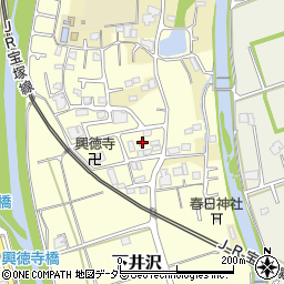兵庫県三田市下井沢88周辺の地図