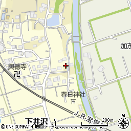 兵庫県三田市上井沢190周辺の地図