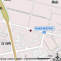 愛知県安城市和泉町庄司作9-30周辺の地図