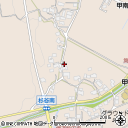 滋賀県甲賀市甲南町杉谷973-1周辺の地図