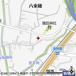 愛知県新城市八束穂438周辺の地図