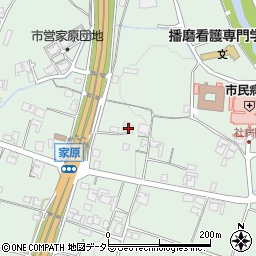兵庫県加東市家原313周辺の地図